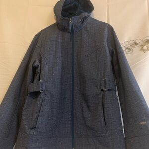 ladies Blue Hooded Jacket